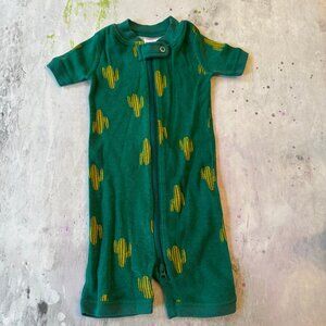 🌵 Hanna Andersson Organic Cotton Shortie Romper 🌵 👶 Baby Size 6–12 Months